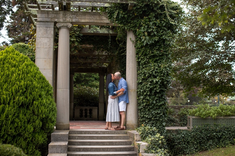 outdoor engagement session